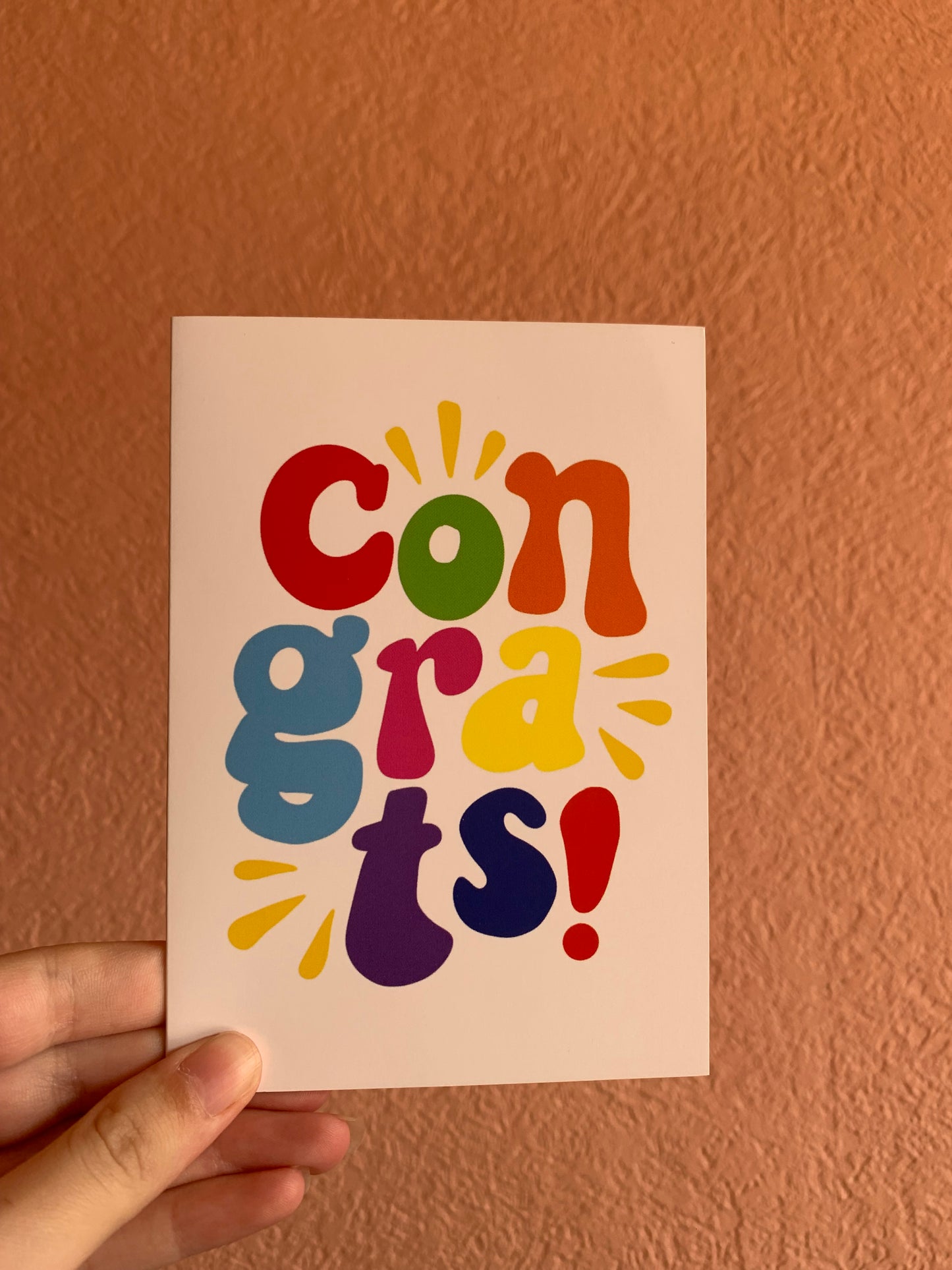 Congrats card