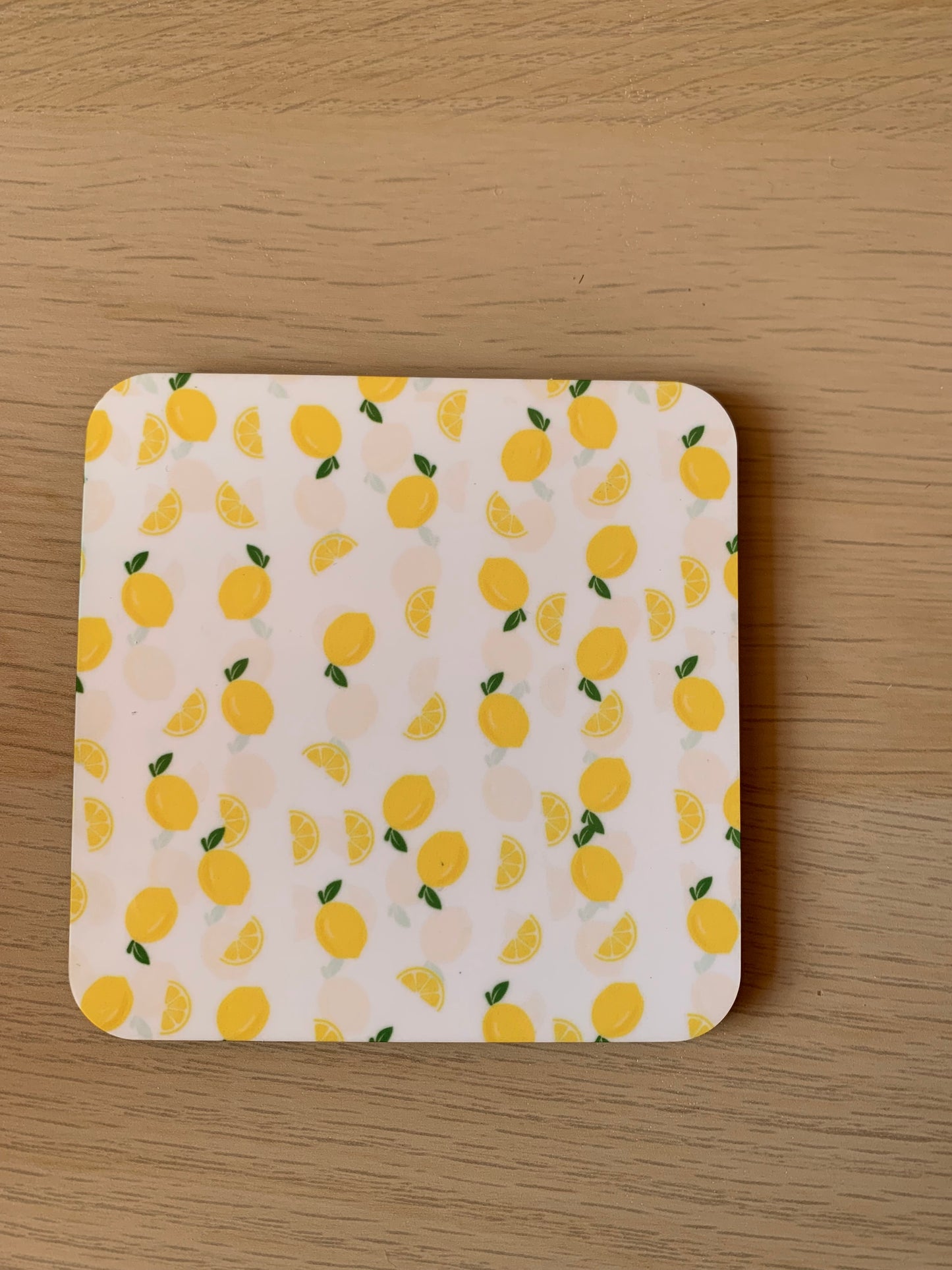 Lemon coasters