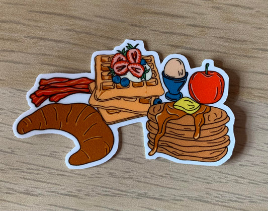 Breakfast sticker