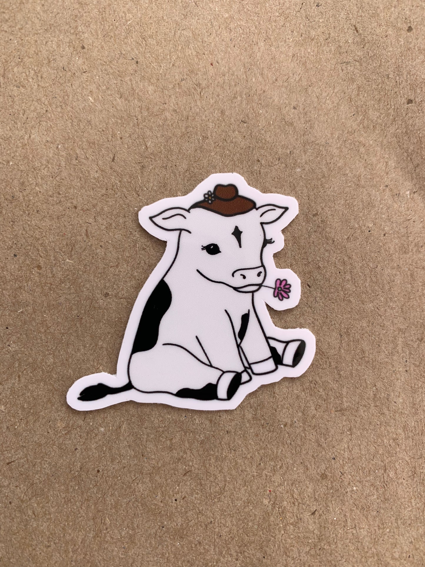 Cow sticker