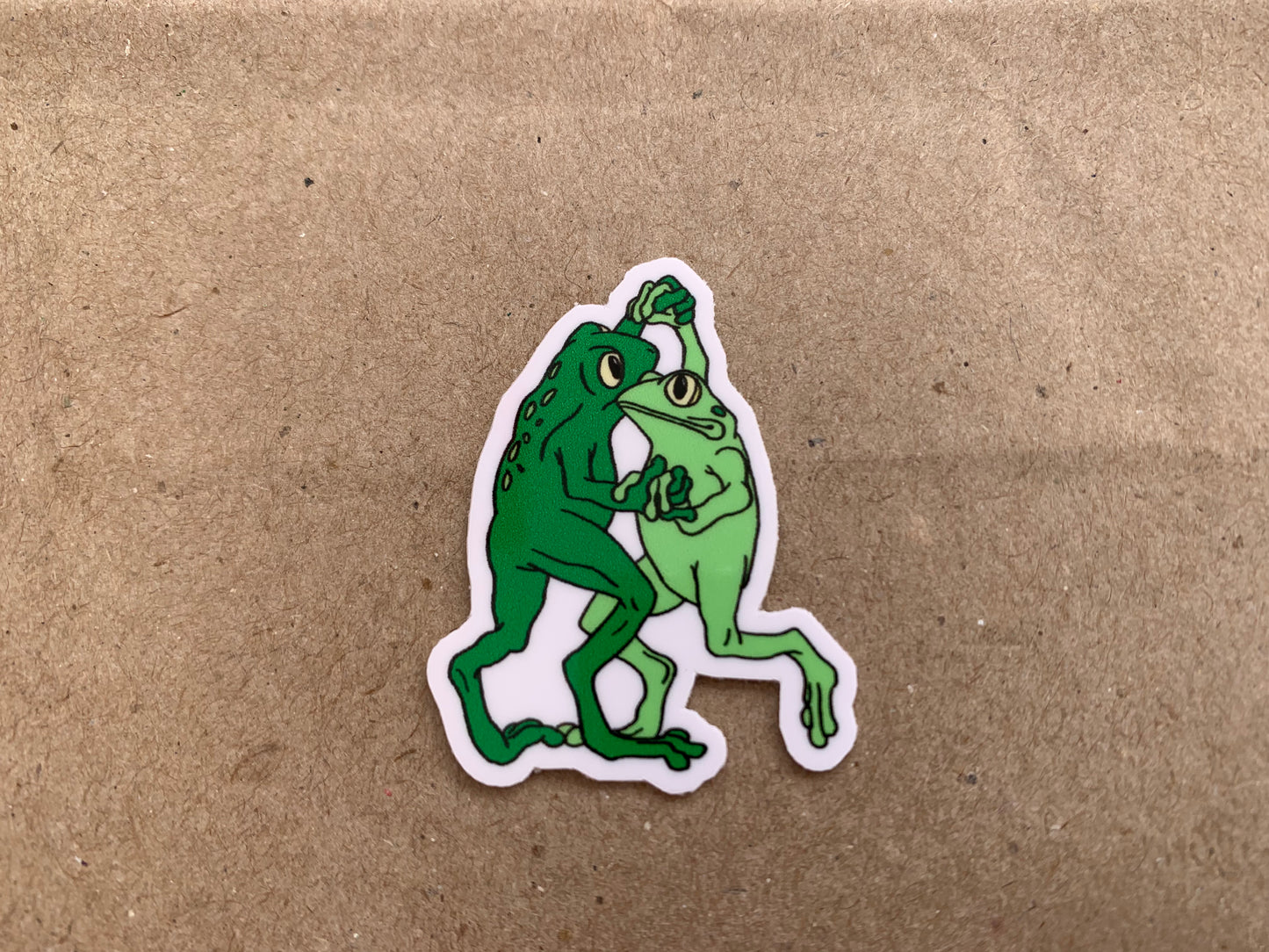 Dancing frogs sticker