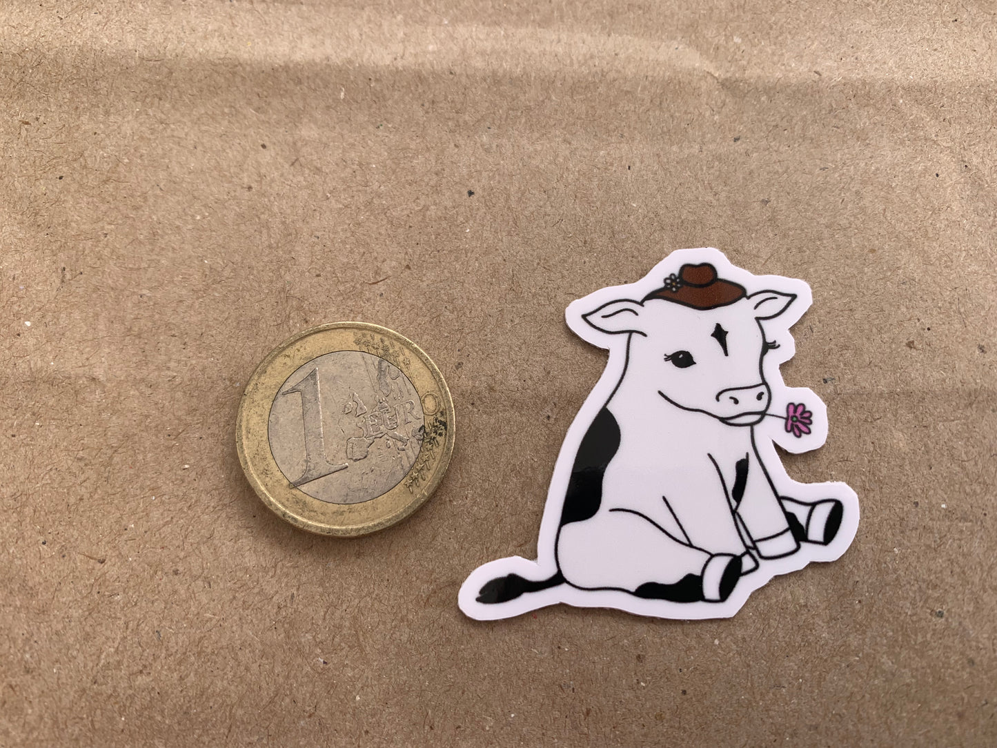 Cow sticker