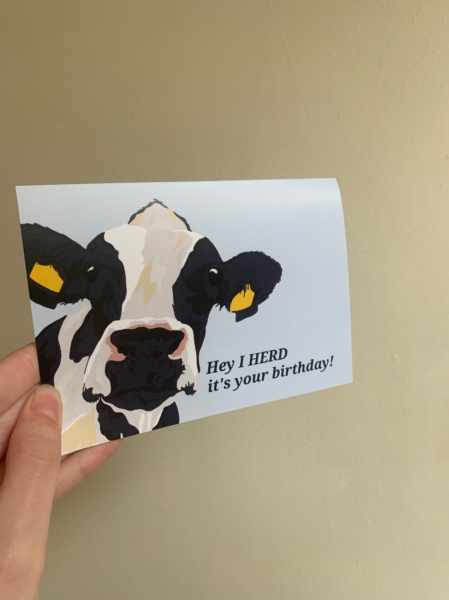 I HERD it’s your birthday card