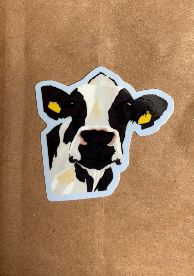 Cow sticker