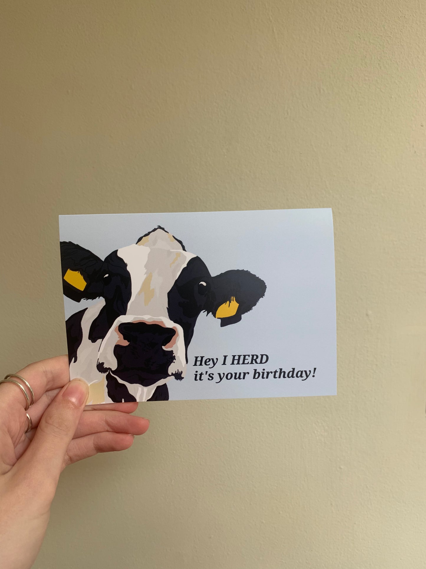 I HERD it’s your birthday card