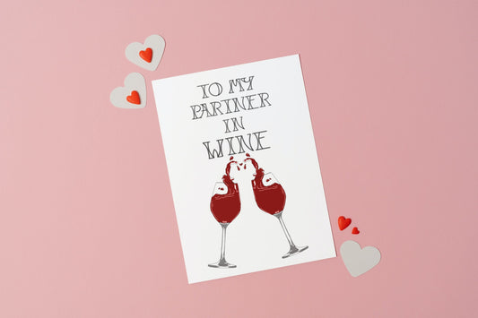 To my partner in wine