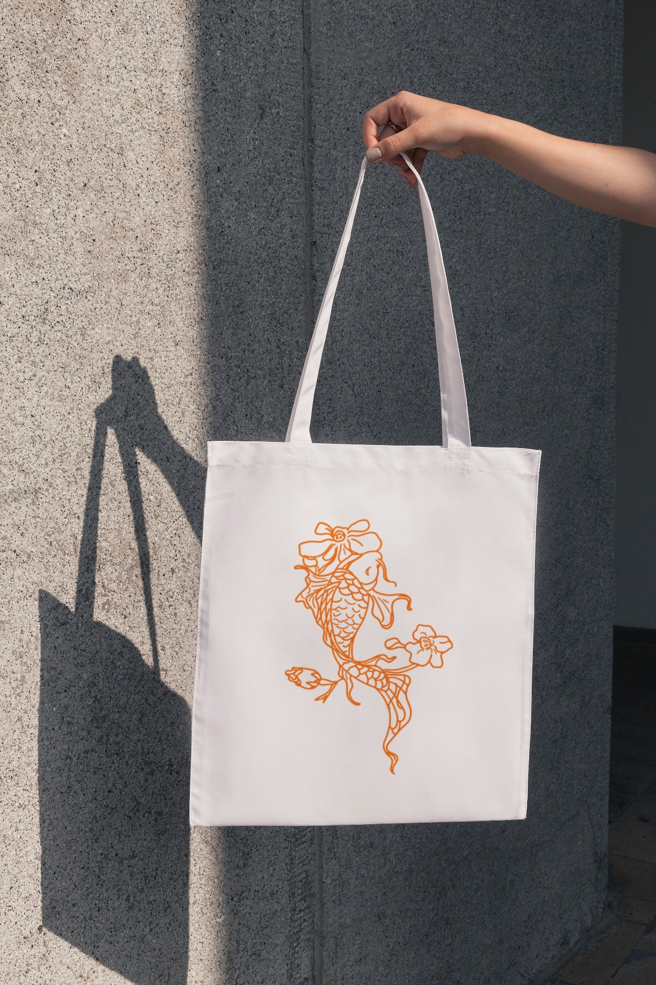 Koi tote bag