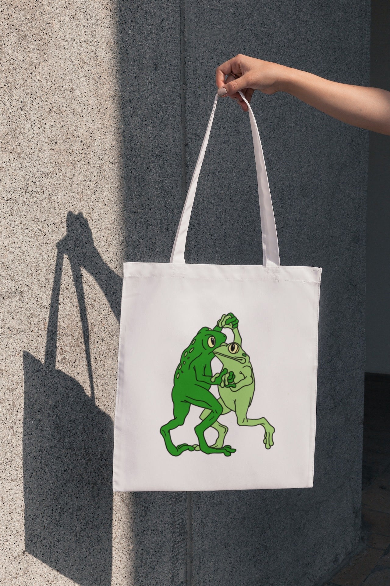 Dancing Frog Tote Bag