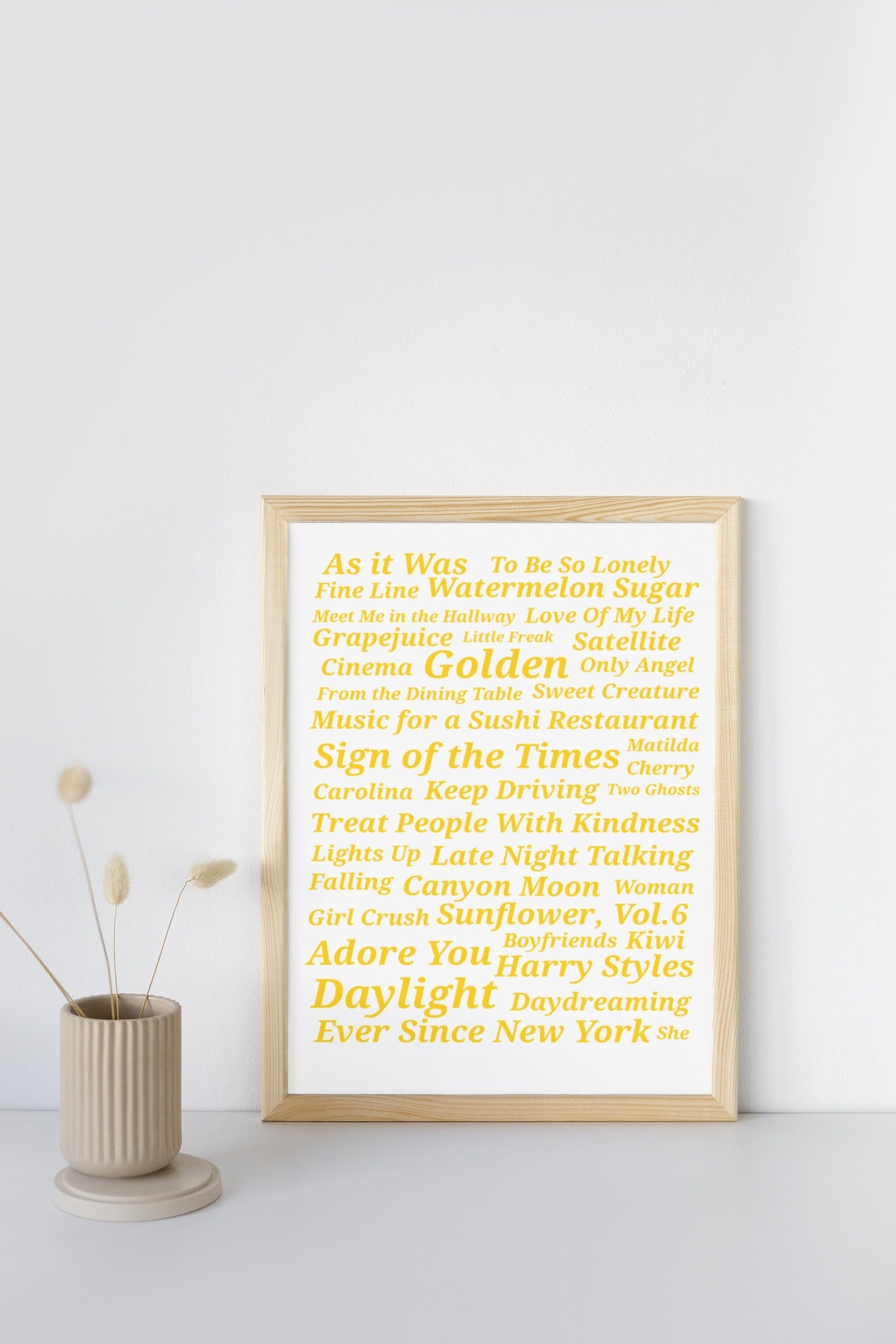 Harry's songs print