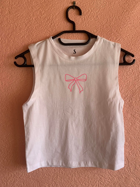 Pink Bow tee