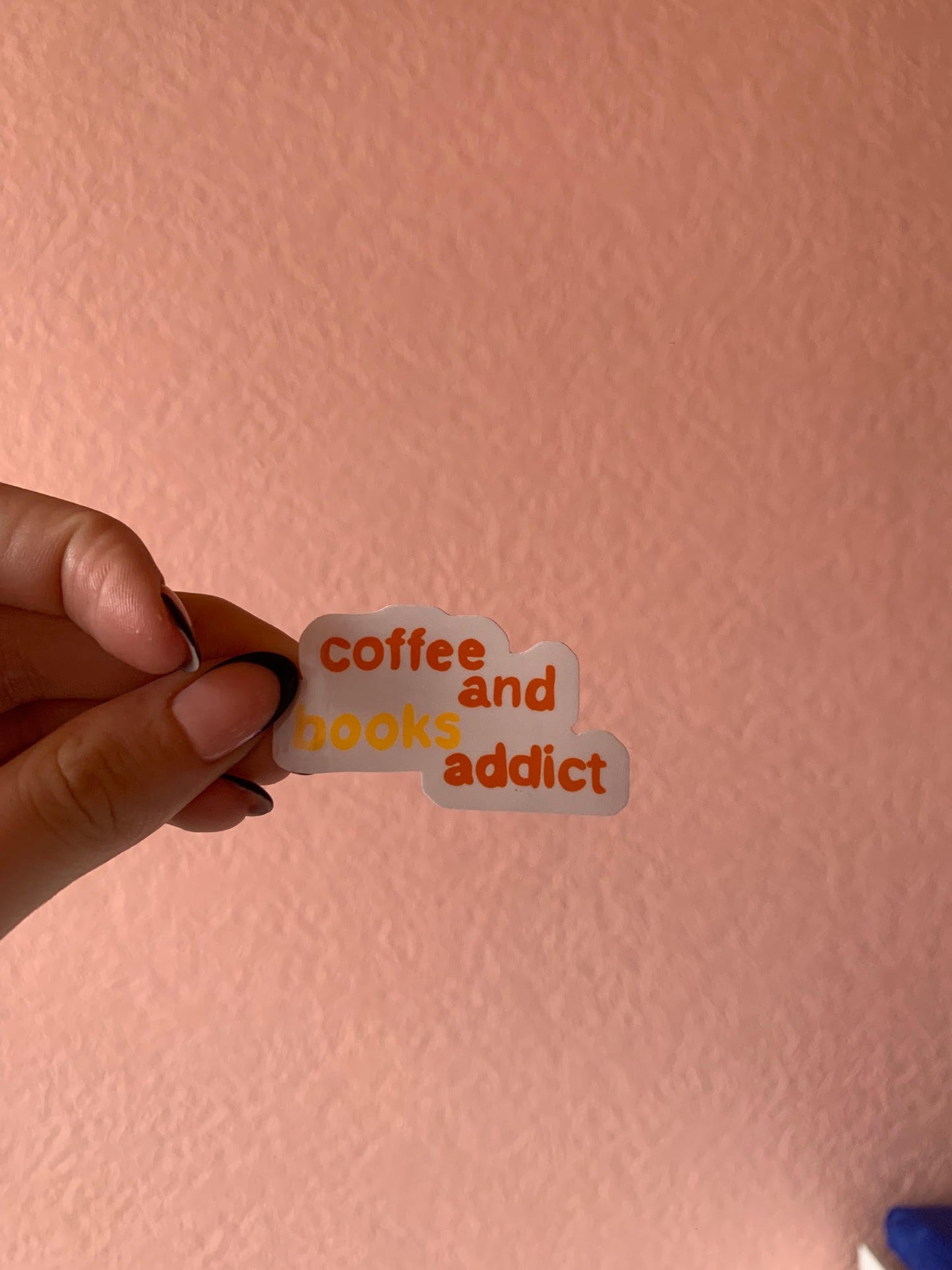 Coffee and Books Addict sticker