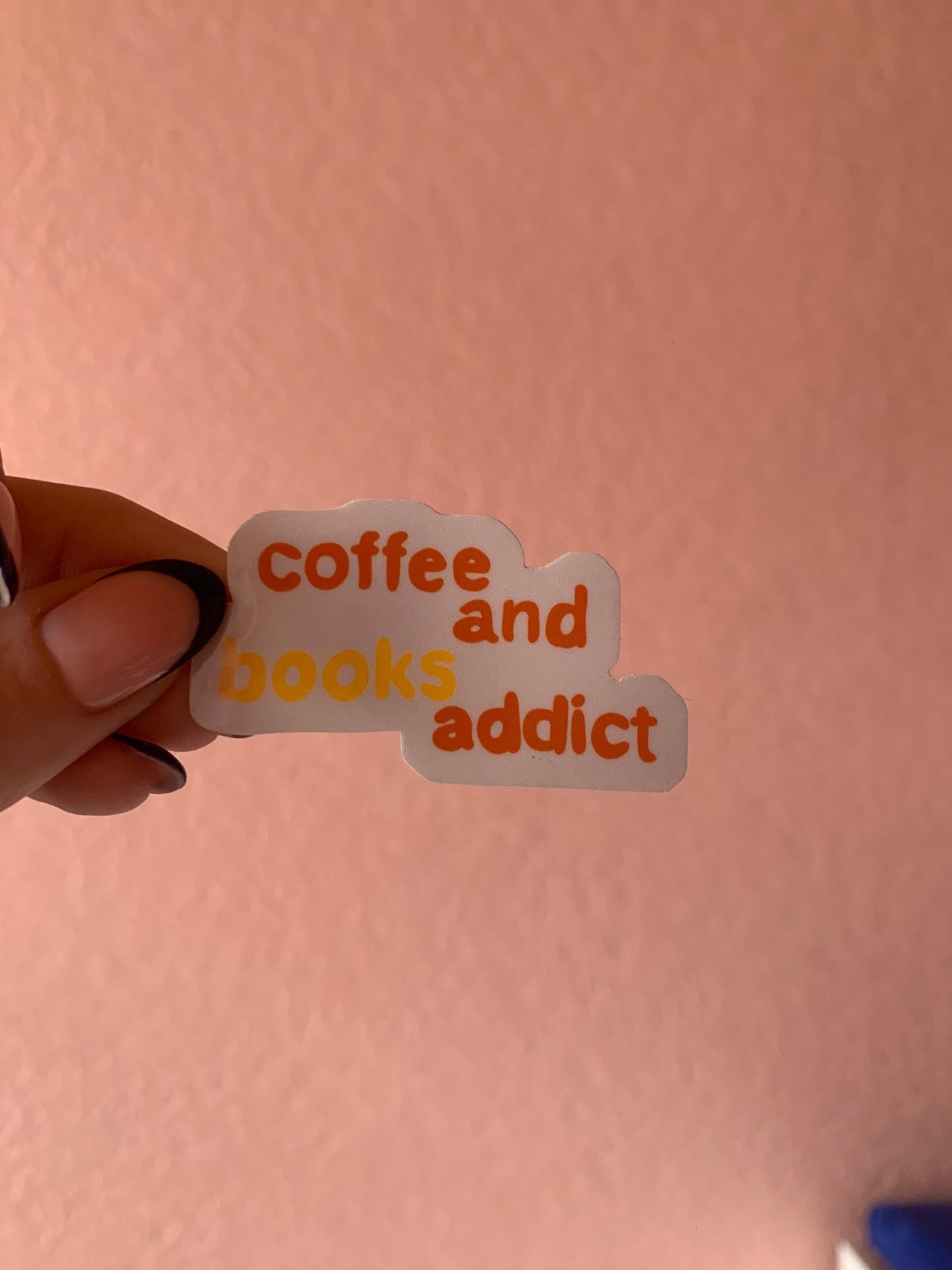 Coffee and Books Addict sticker