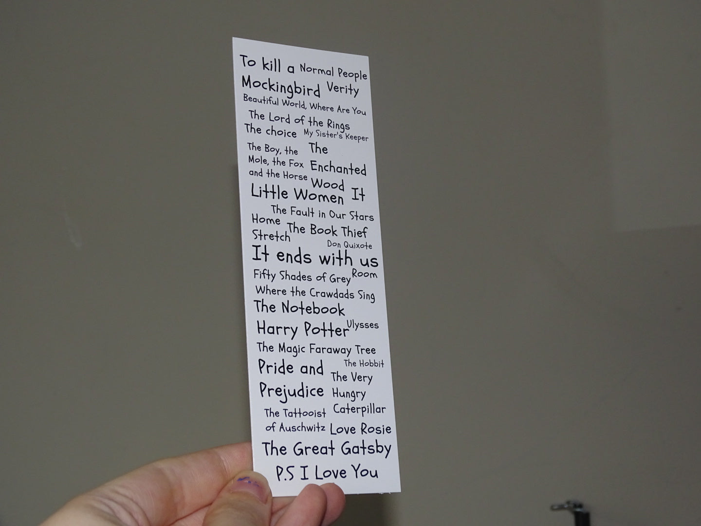 Book Lovers bookmark