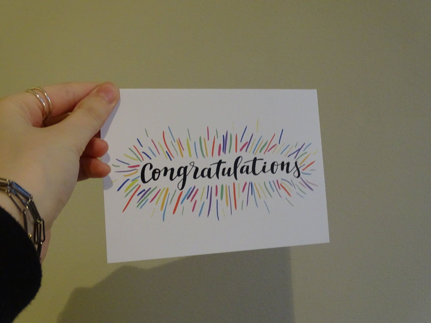 Congratulations card