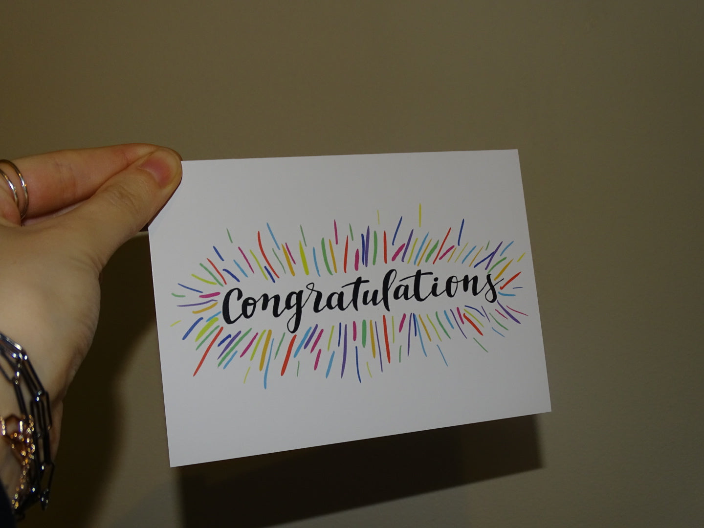 Congratulations card