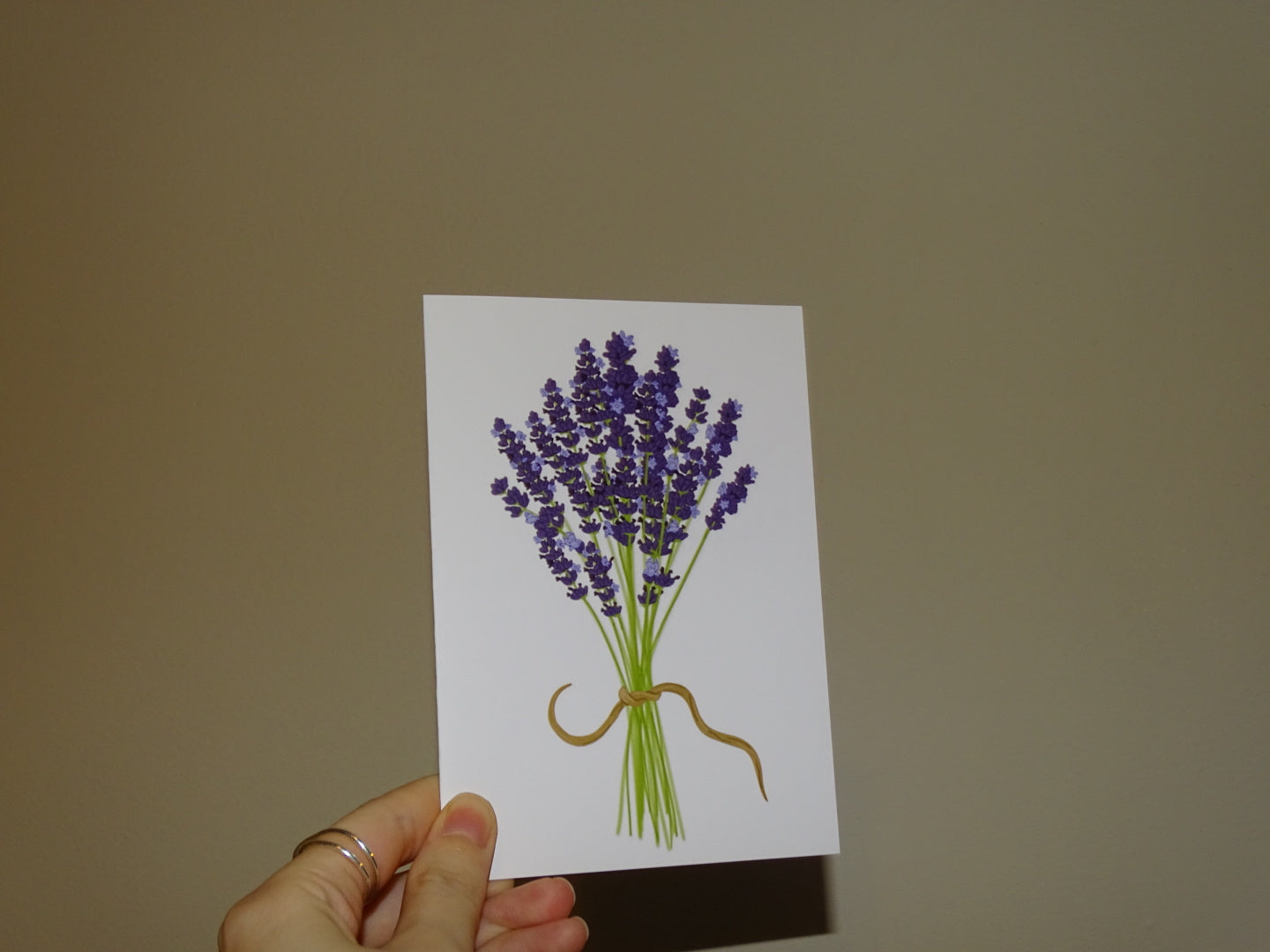 Lavander card