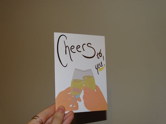 Cheers to you card