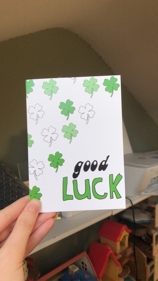 Goodluck card