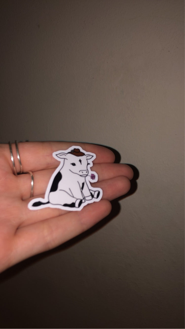 Cow sticker