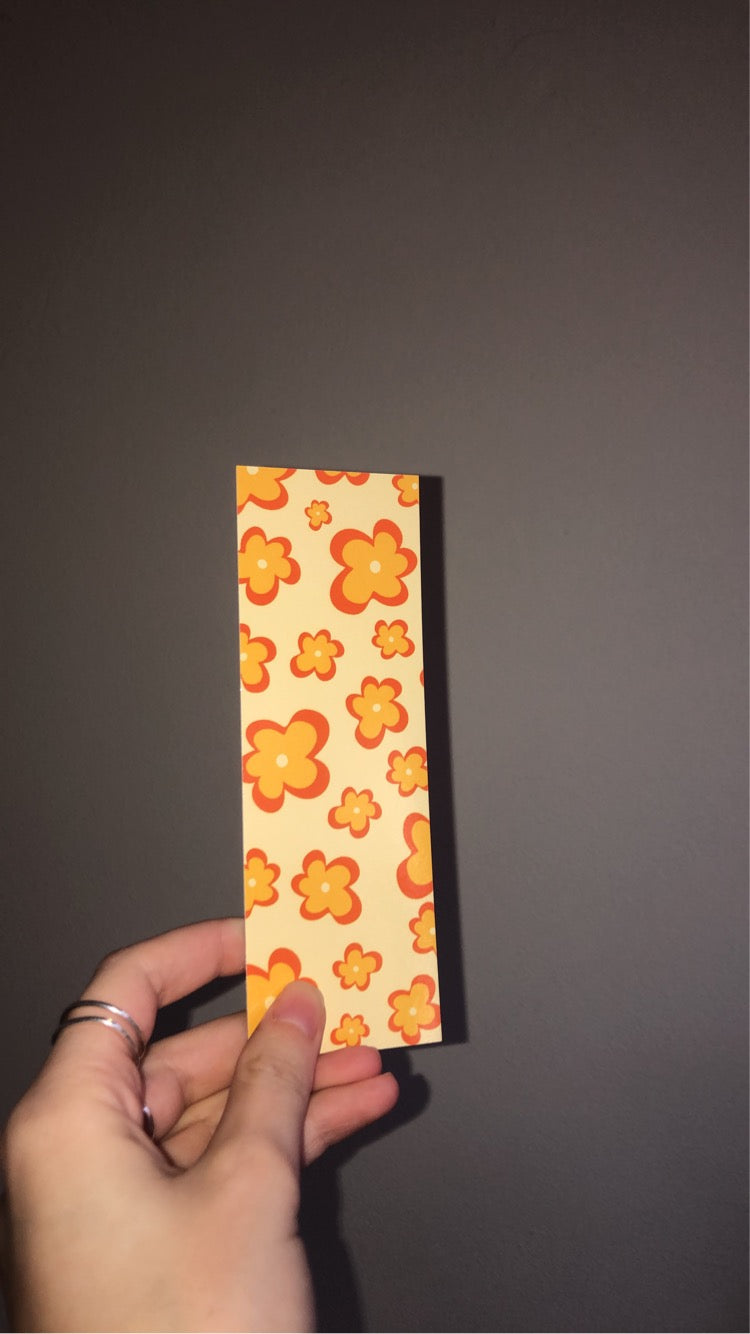 Flower power bookmark