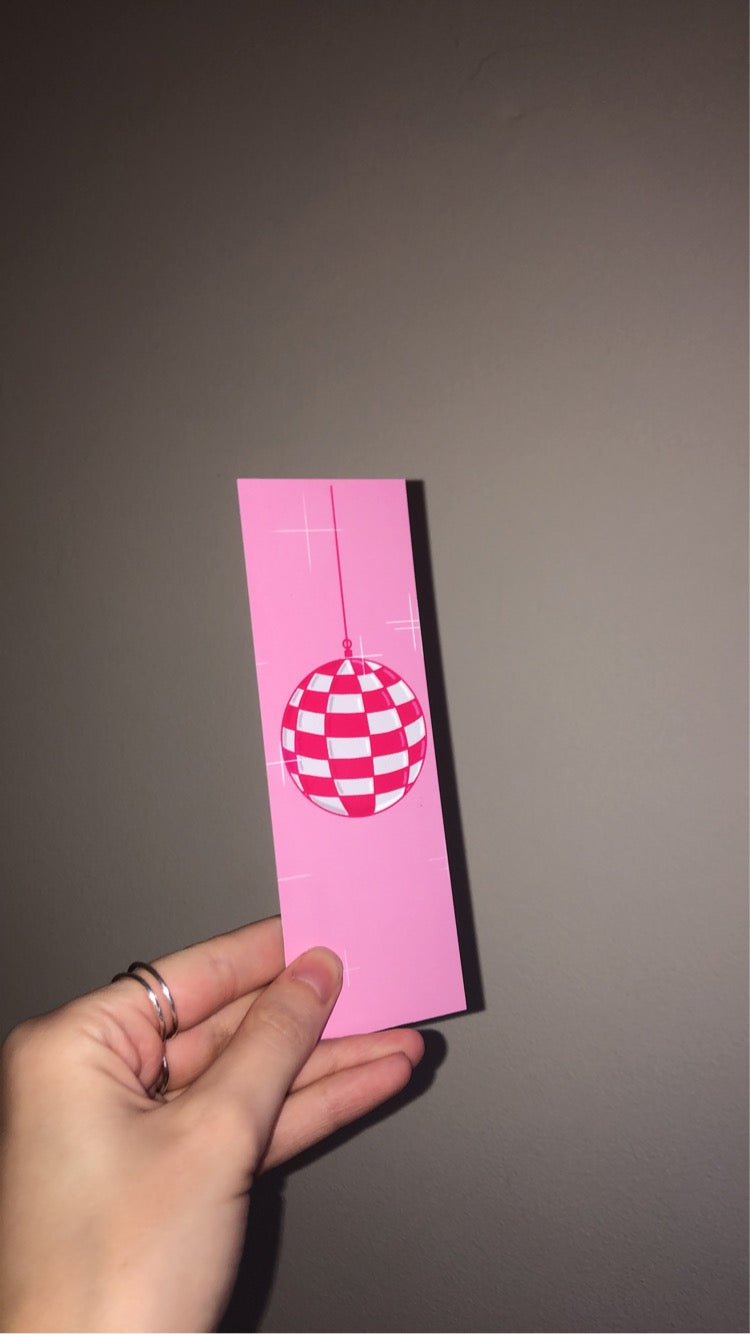 Disco ball bookmark