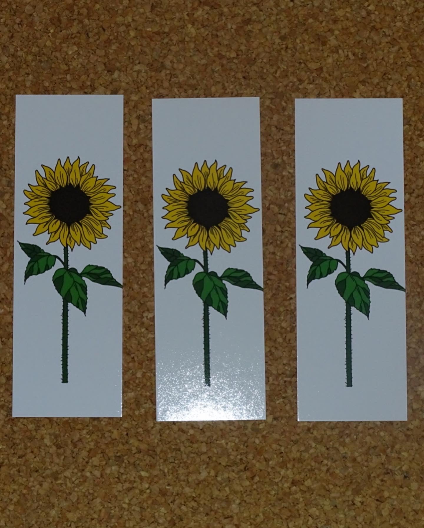 Sunflower bookmark