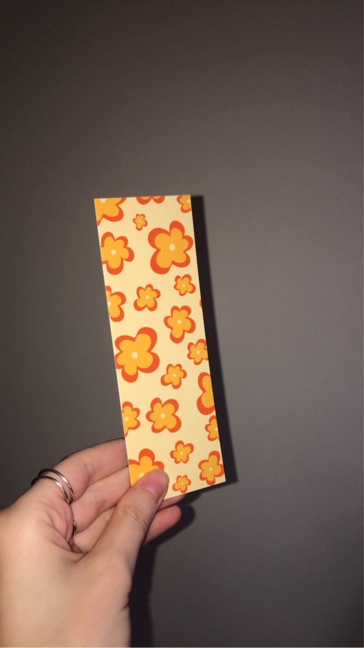 Flower power bookmark